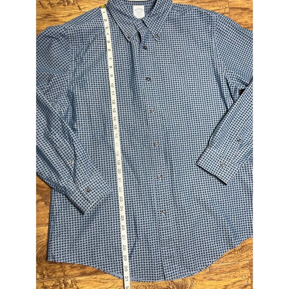Brooks Brothers Regent Mens Button Down, size Large Fabric Woven In Italy - Picture 4 of 7